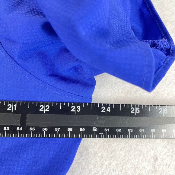 COLUMBIA Womens XL Blue Omni Shield SPF Performance Short Sleeve Button Up Shirt - Picture 12 of 13